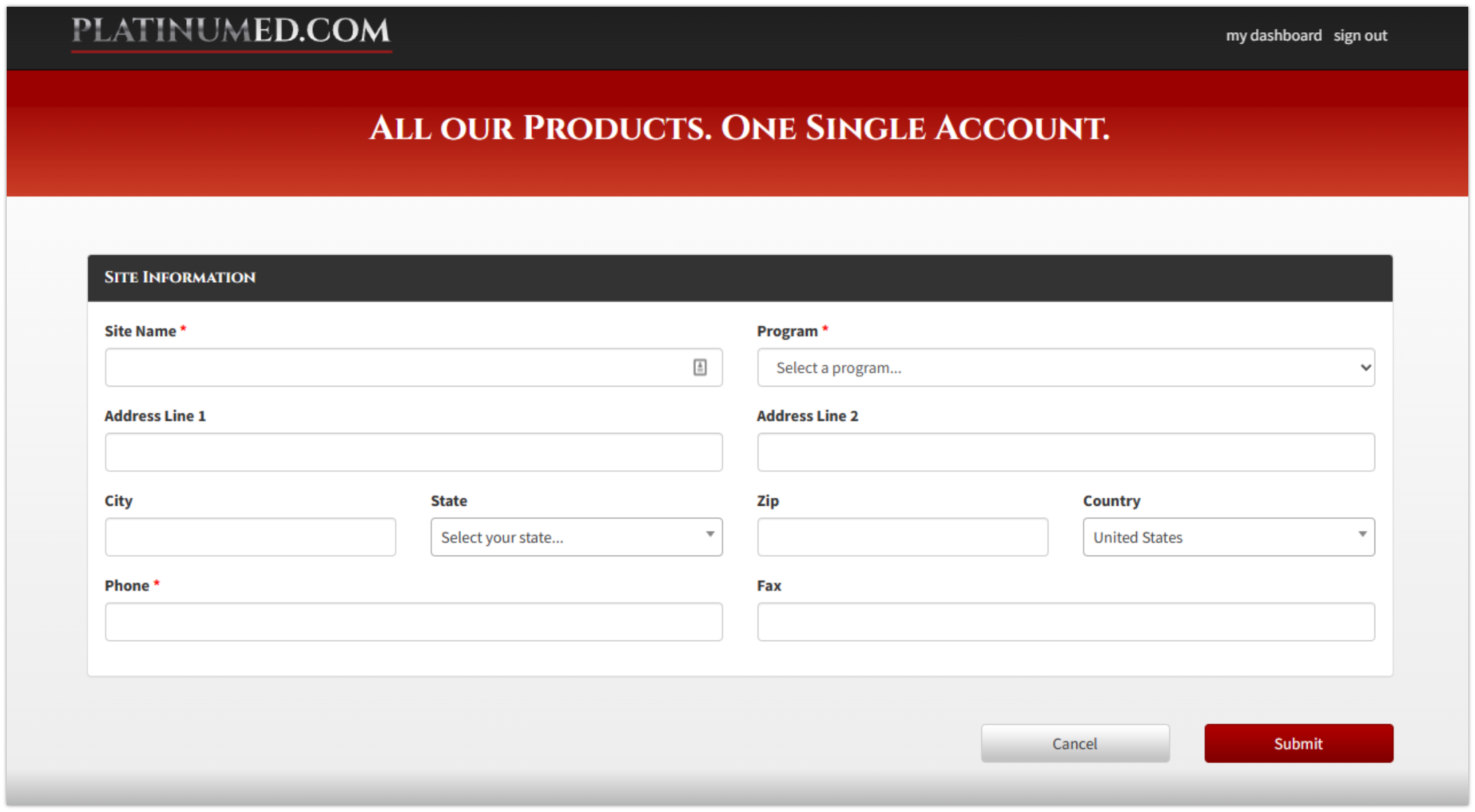 (School/Clinical Shared Site) Creating a Shared Site - Platinum ...
